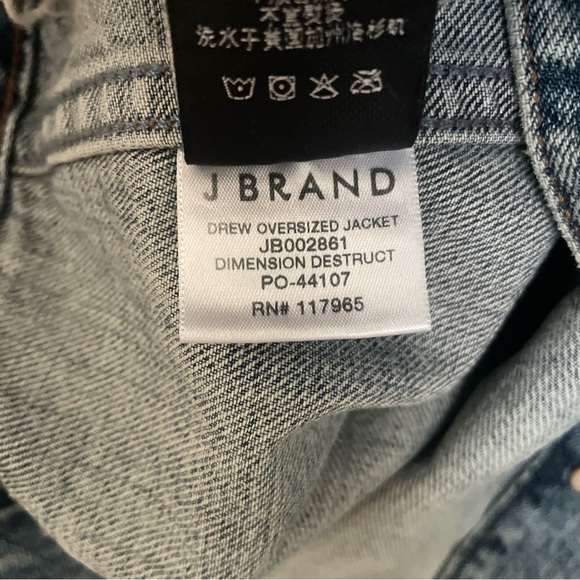 J Brand Drew Oversized Denim Jacket - Picture 4 of 5